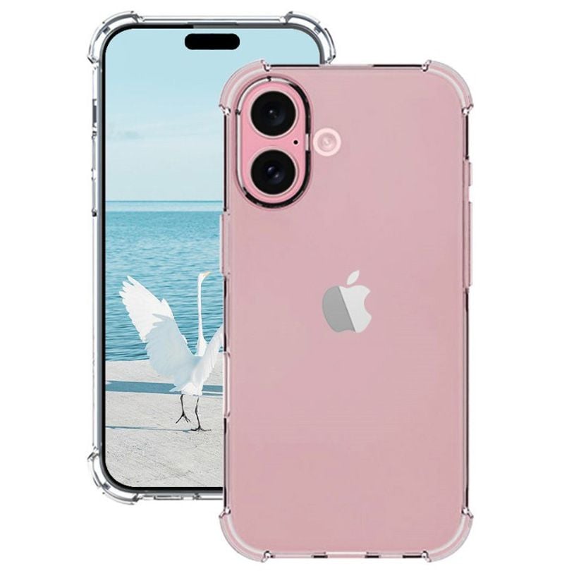 Husa Ultra Protection pentru iPhone 17, Colturi Antisoc, Silicon, Transparent Engros