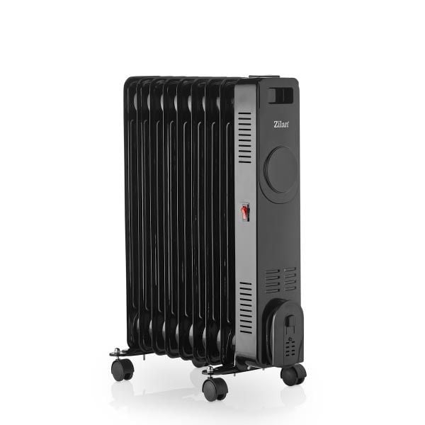 Calorifer electric cu 9 elementi, putere 2000W, termostat reglabil, indicator LED ZILAN / ZLN8416 Engros