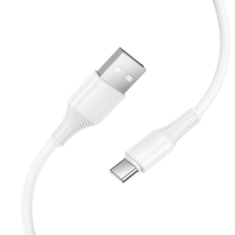 Cablu USB-C la Lightning Hoco X120, PD 27W, 1m, Alb Engros