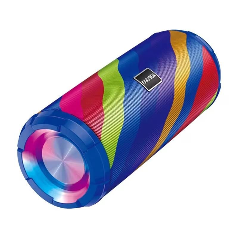 Boxa Portabila KSC-609, BT 5.0 + USB, LED colorat, Autonomie 4 Ore, Albastru si Multicolor Engros