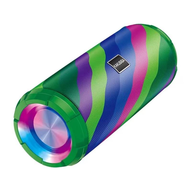 Boxa Portabila KSC-609, BT 5.0 + USB, LED colorat, Autonomie 4 Ore, Verde si Multicolor Engros
