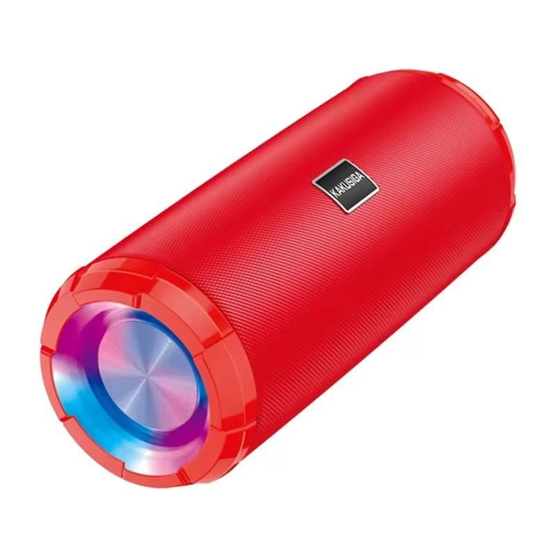 Boxa Portabila KSC-609, BT 5.0 + USB, LED colorat, Autonomie 4 Ore, Rosu Engros