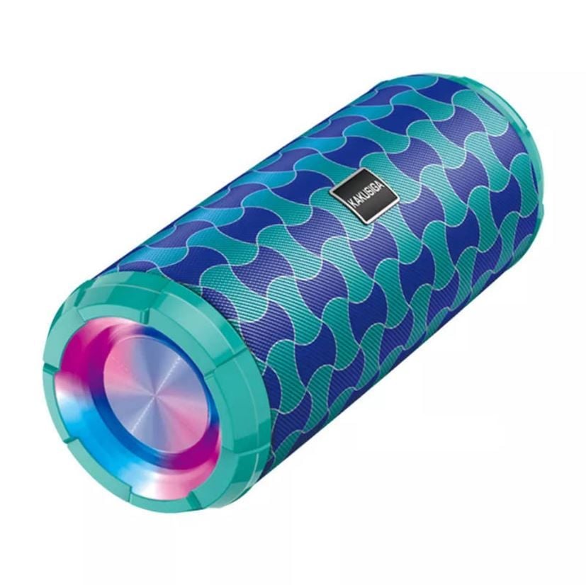 Boxa Portabila KSC-609, BT 5.0 + USB, LED colorat, Autonomie 4 Ore, Verde si Albastru Engros