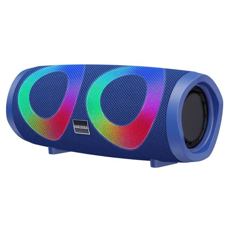 Boxa Portabila KSC-615, Baterie 1800mAh, BT 5.0, Lumini RGB, Autonomie 4 Ore, Albastru Engros