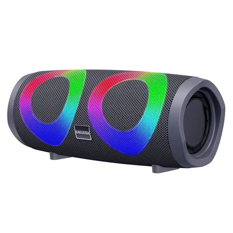 Boxa Portabila KSC-615, Baterie 1800mAh, BT 5.0, Lumini RGB, Autonomie 4 Ore, Gri Engros