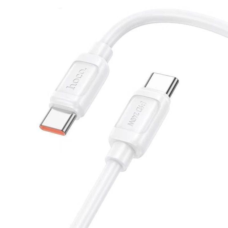 Cablu Date Hoco X115, Type-C la Type-C, Compatibil iPhone 15/16 si Android, Incarcare rapida 240W, Alb Engros