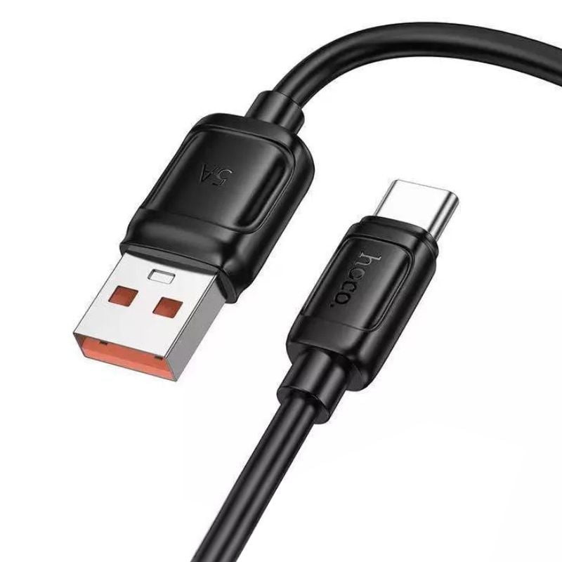 Cablu Date Hoco X115, USB la Type-C, Compatibil iPhone 15/16 si Android, Incarcare rapida 100W, Negru Engros