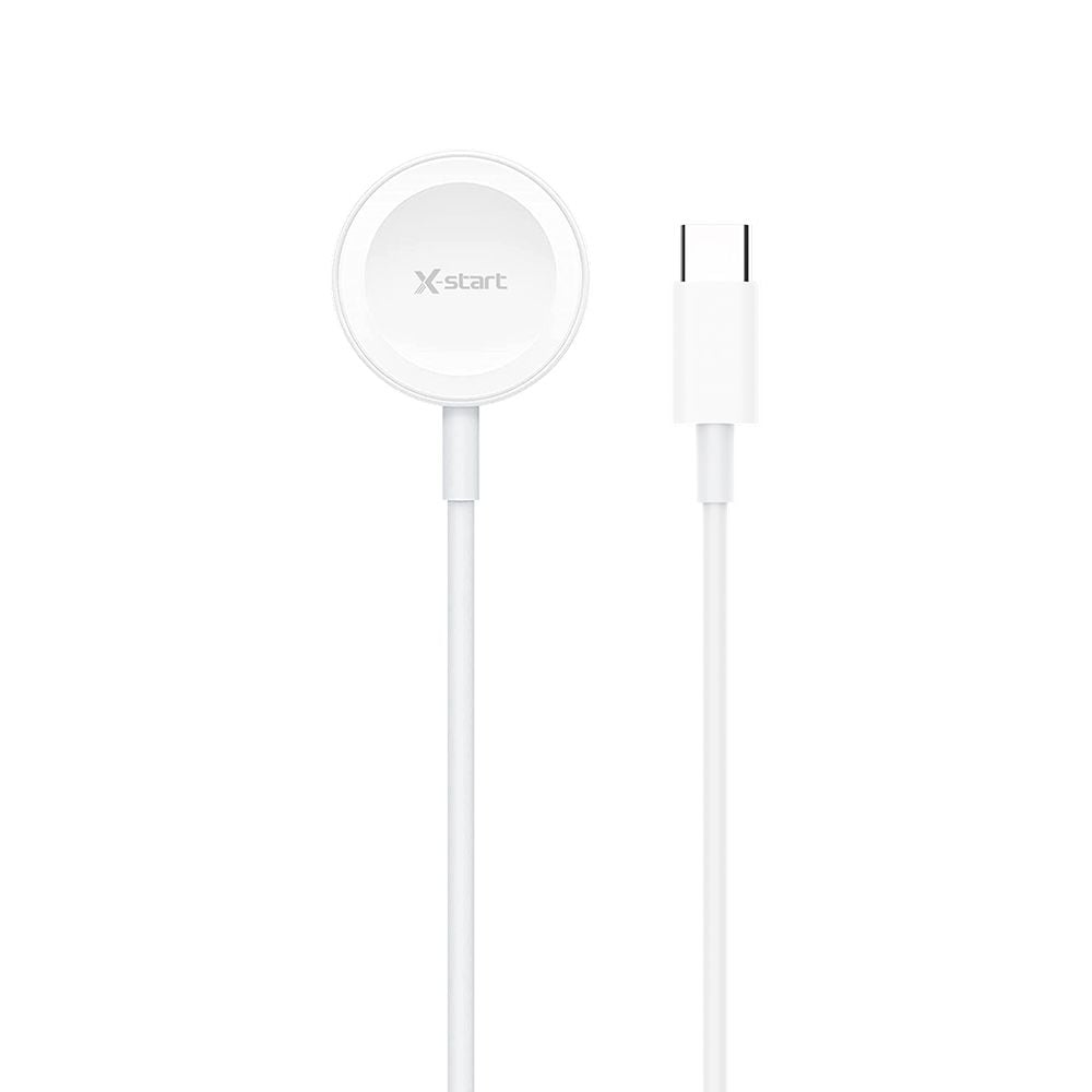 Cablu Încărcare Magnetică X-Start SJX302 Pentru Apple Watch, USB-C, 7.5W, Alb Engros