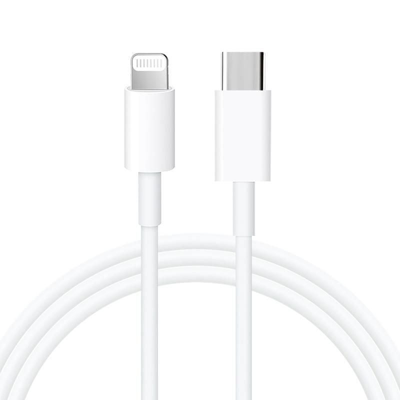 Cablu Date KSC-981, Type-C la Lightning, Compatibil iPhone, Incarcare rapida 20W, Alb Engros