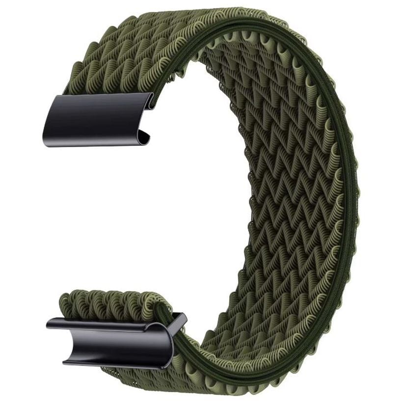 Curea Double Wave, Compatibila Whoop, Aspect sport, Textil elastic, Khaki Engros