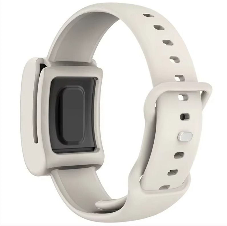 Curea Fitness pentru Whoop, Ajustabila cu buton, Silicon moale, Starlight Engros