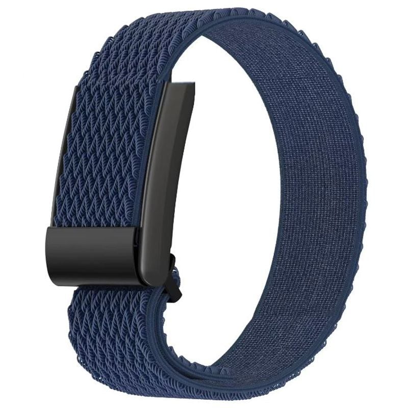 Curea Soft Wave, Compatibila Whoop, Sport, Elastica si Ajustabila, Textil, Albastru Engros