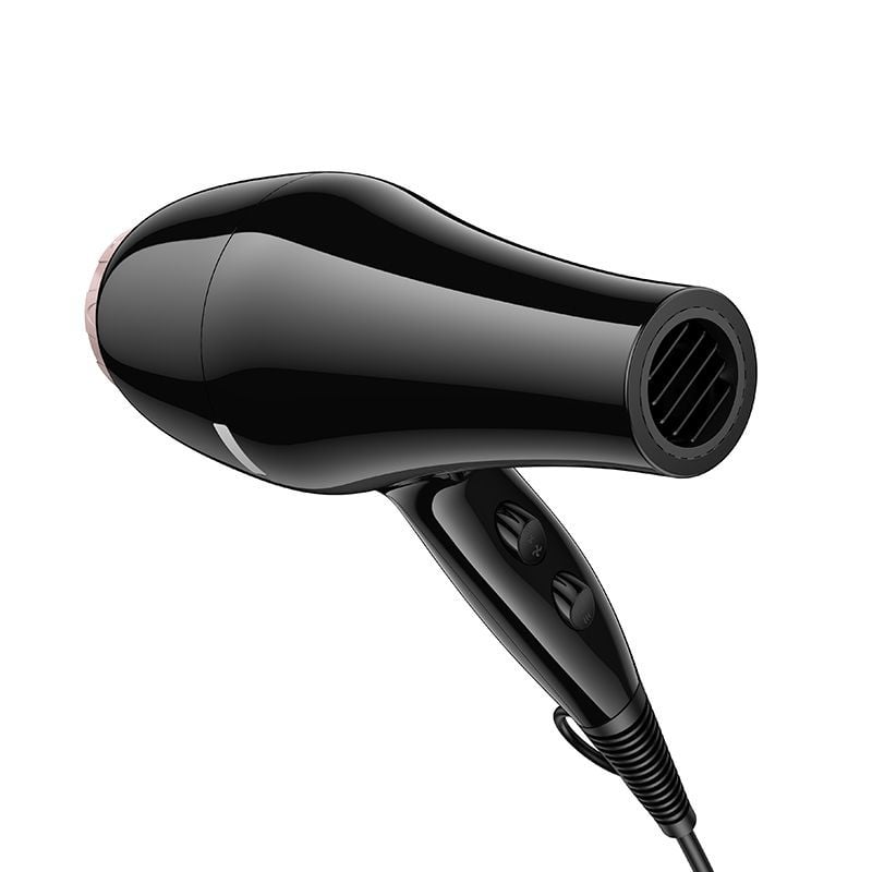Uscator de par Hoco HP17, 19.000RPM, Cablu 1.8m, 1650W, Negru Engros