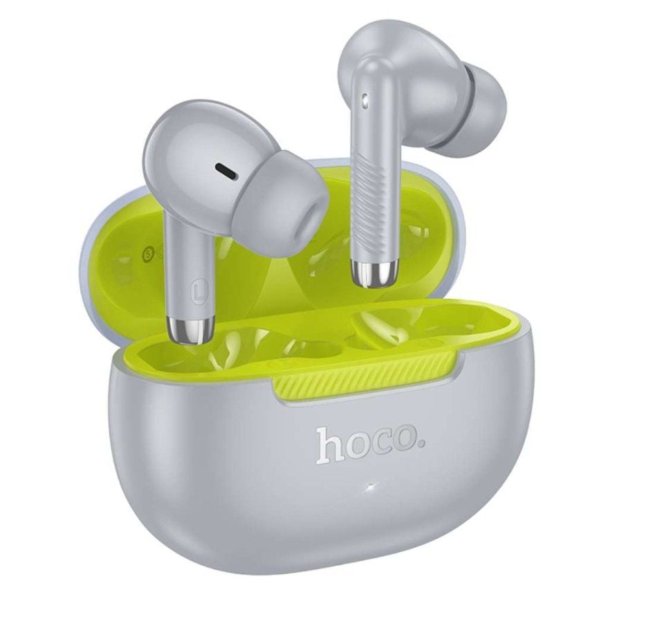 Hoco EQ24, Căști Wireless cu Bluetooth 5.4, Touch Control, Design Compact, Gri Verde Engros