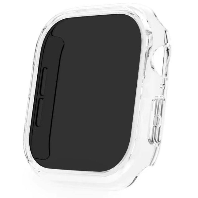 Husa Privacy pentru Apple Watch, Hard Bumper, Capac Sticla, Protectie antisoc, Transparent - Apple Watch 46mm Seria 10/11 Engros
