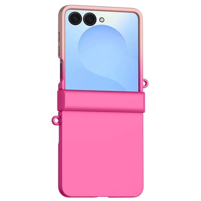 Husa Protectie balama pentru Samsung Galaxy Z Flip7, Antisoc, Roz inchis si Roz deschis Engros