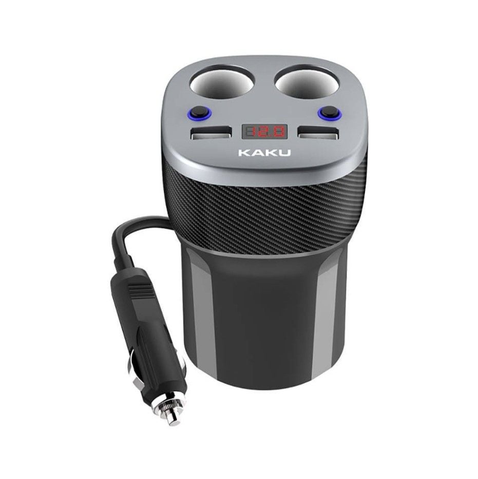 Incarcator auto KakuSiga, 2x USB 4.2A, 2x Porturi Bricheta, Design compact, 120W KSC-574 Engros