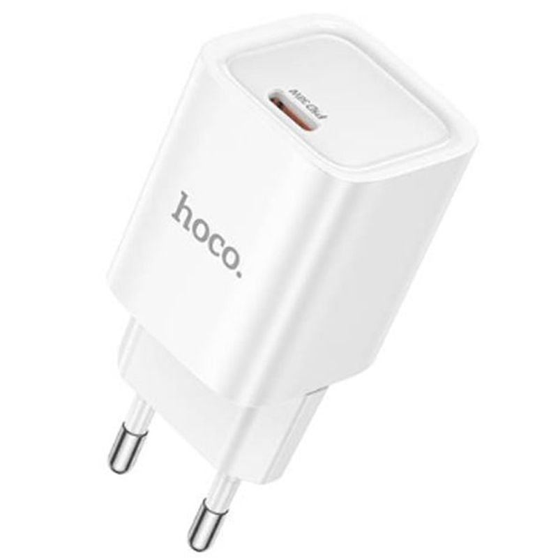 Adaptor Retea Hoco C148A, Incarcare rapida PD30W, Port USB-C, Alb Engros