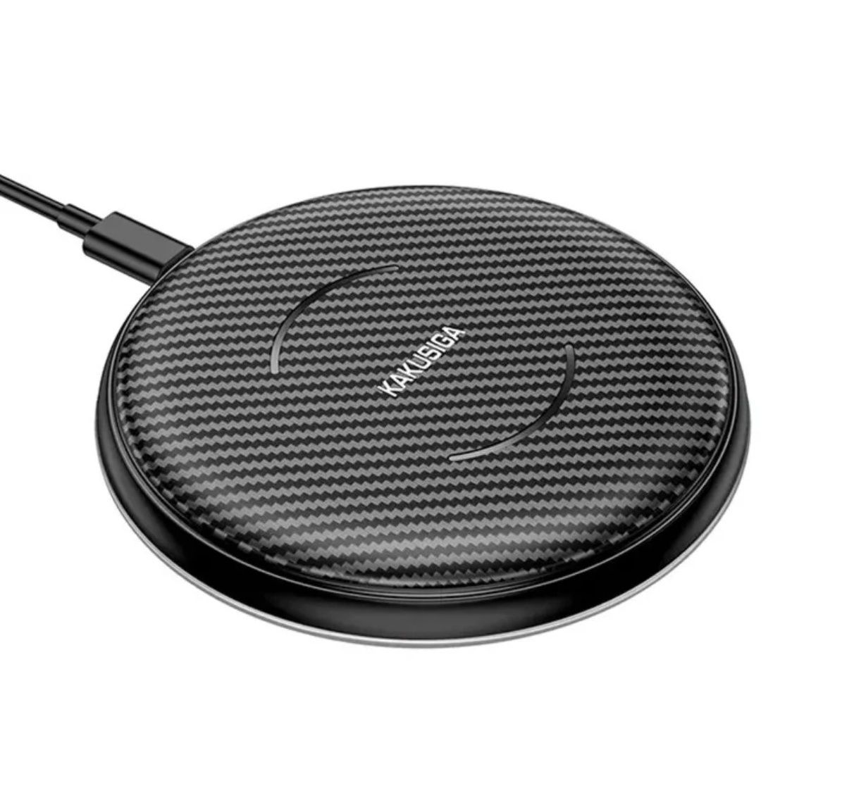 Încărcător Wireless KSC-562, Fast Charge 15W, Design Slim și Elegant, Negru Engros