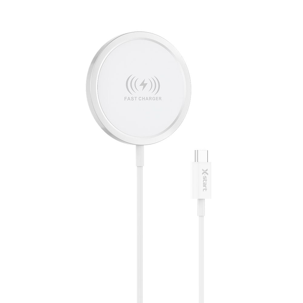 Încărcător Wireless Magnetic X‑start SJX312, Compatibil MagSafe, 15W, USB‑C, Suport Încărcare Rapidă Engros
