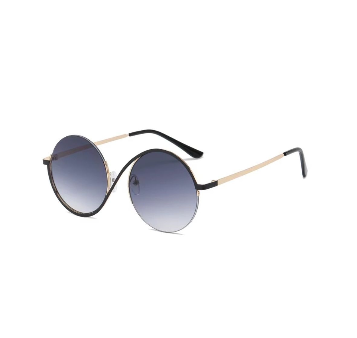 Ochelari Rotunzi de Soare, Stil Boho-Chic, Protecție UV400, Negru Engros