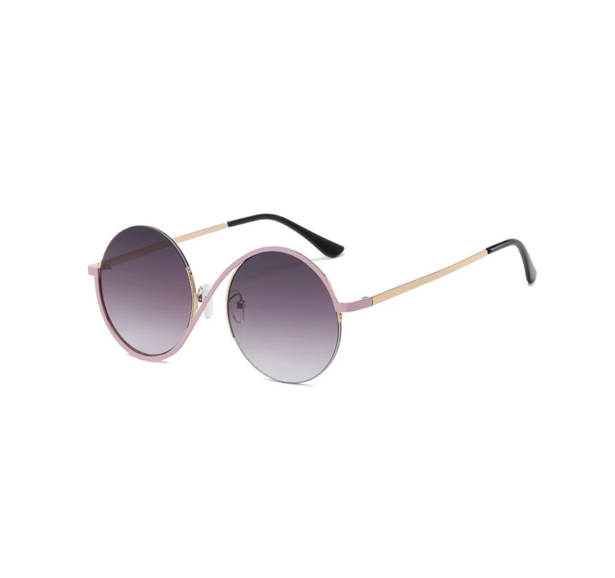 Ochelari Rotunzi de Soare, Stil Boho-Chic, Protecție UV400, Roz Engros