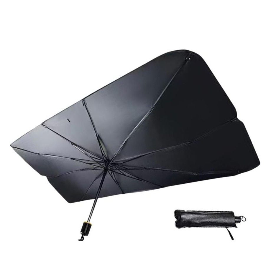 Parasolar Auto, KSC-1536, Pliabil Tip Umbrelă pentru Parbriz, Izolație Termică Engros