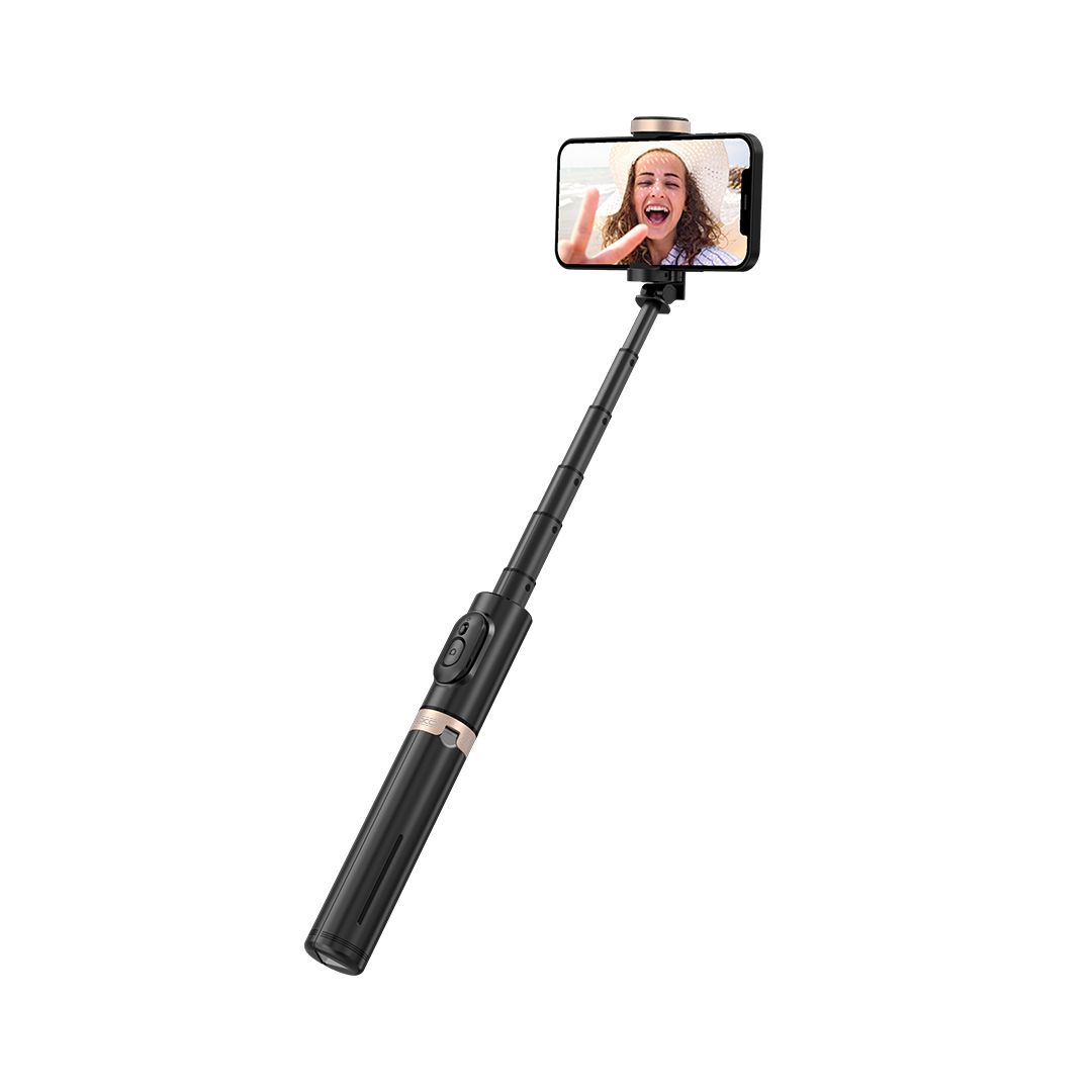 Selfie Stick XO SS14 cu Trepied Integrat și Telecomandă Bluetooth – Telescopic până la 72 cm Engros