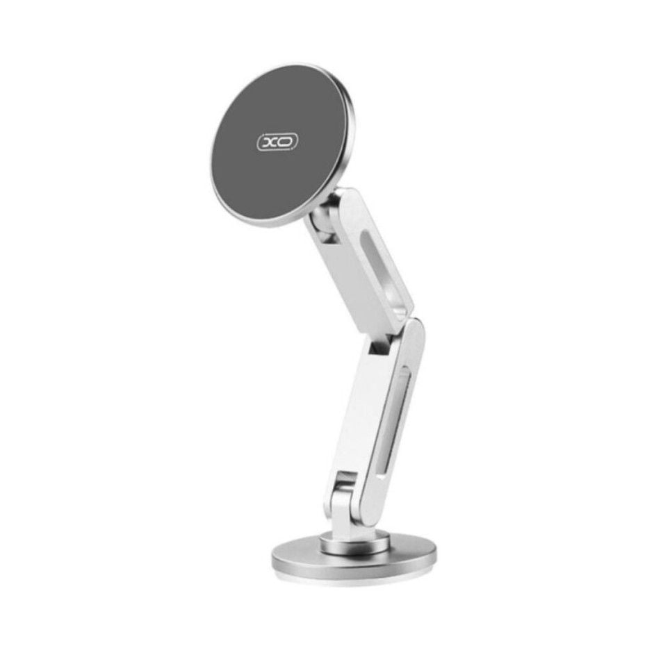 Suport Auto Magnetic Metalic, XO C148, Prindere Adezivă, Rotire 360°, Compatibil MagSafe, Argintiu Engros