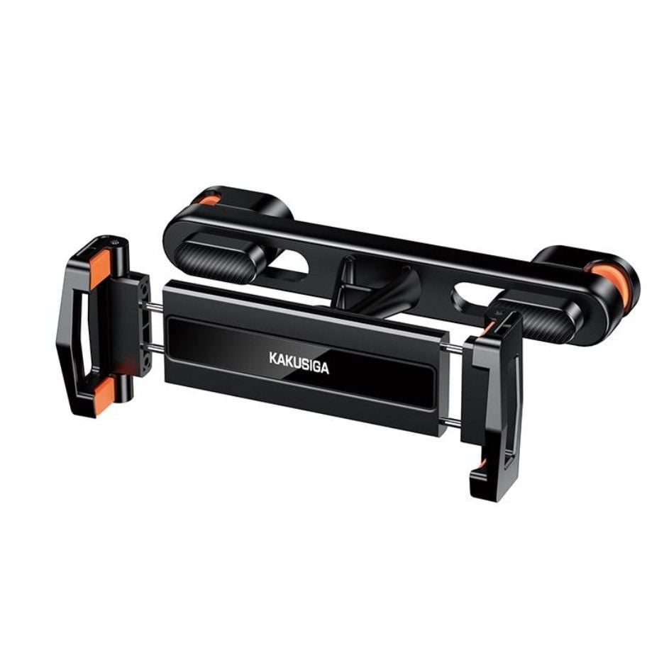 Suport Auto, Tetieră pentru Telefon sau Tabletă, KSC-1537, Reglabil, Rotire 360°, Negru Engros