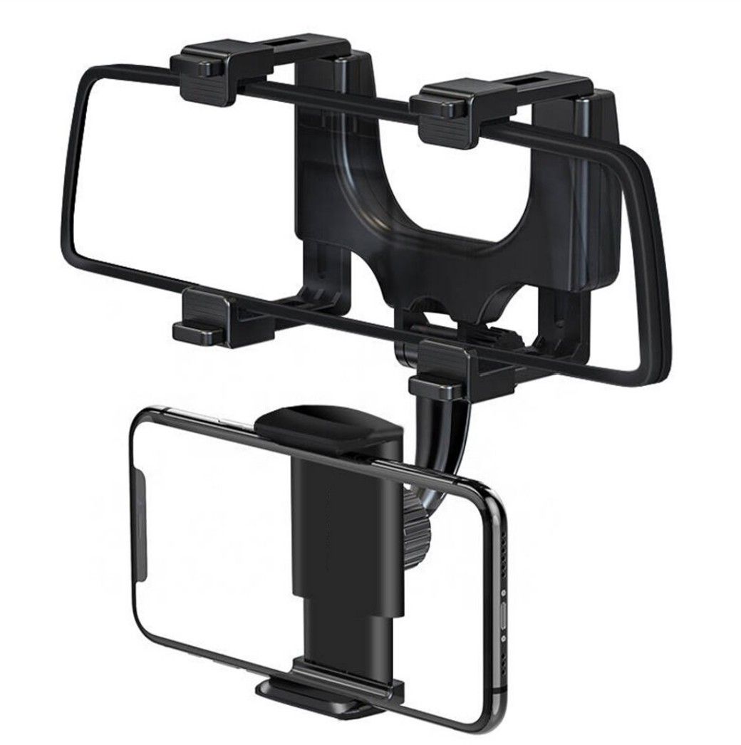 Suport Auto X-Start ZJ-055, Oglinda Retrovizoare, Prindere reglabilă, Universal, Negru Engros