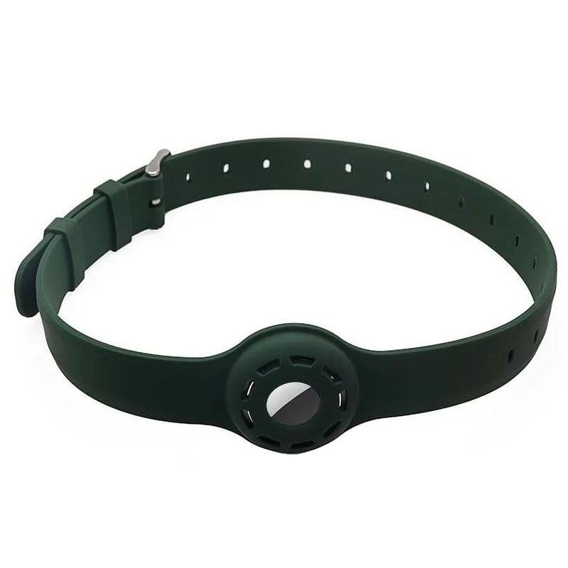 Zgarda Sport cu Suport Airtag, Anti Pierdere, Ajustabila, Silicon, Verde Engros