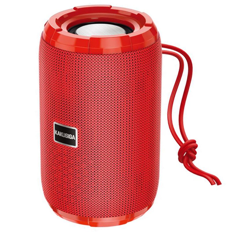 Boxa Portabila KSC-601, Baterie 1200mAh, BT 5.0, Snur transportare, Autonomie 4 Ore, Rosu Engros