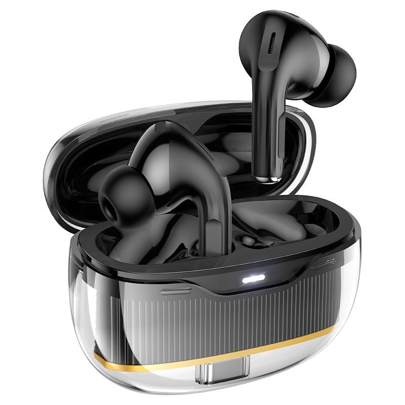 Casti Bluetooth Hoco EW54, Microfon, 300mAh, TWS, Timp utilizare 4 ore, Negru Engros