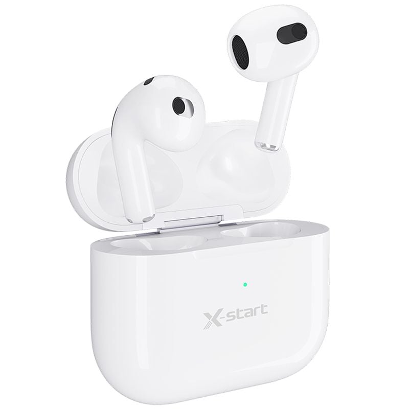 Casti Bluetooth, X-Start LY058, Autonomie 5 ore, Baterie 300mAh, Microfon, Alb Engros