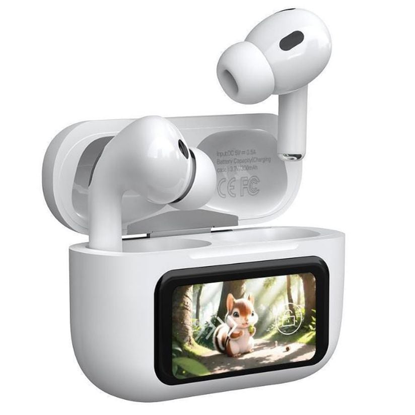 Casti Wireless XO-X36, Ecran tactil, Bluetooth, Active noise cancellation, Autonomie 4 Ore, Alb Engros
