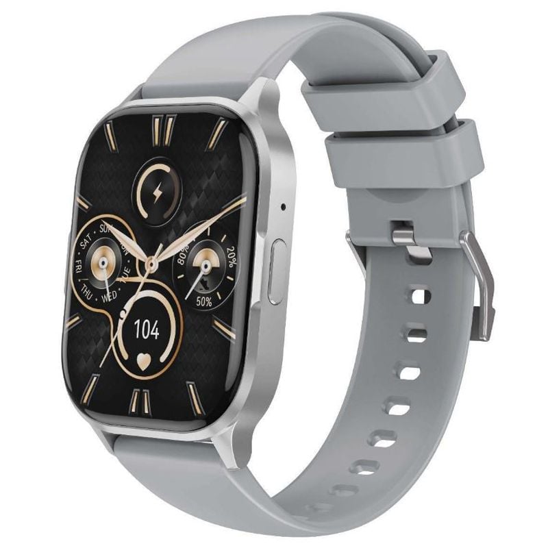 Ceas Inteligent XO-J10, Bluetooth, Ecran Amoled 2.01”, Baterie 260mAh, Multifunctional, Curea silicon, Gri Engros