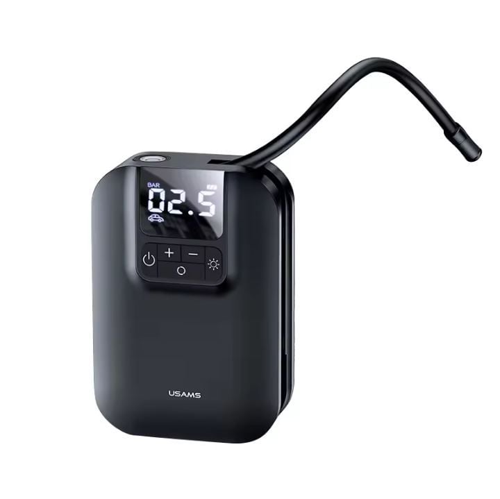 Compresor de Aer Mini, 5000mAh, Model US-ZB215, Reincarcabil si Portabil, Negru Engros