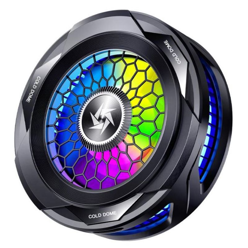Cooler Magnetic XO-SL07 pentru Telefon, LED RGB, MagSafe, Racitor silentios 5500Rpm, Negru Engros