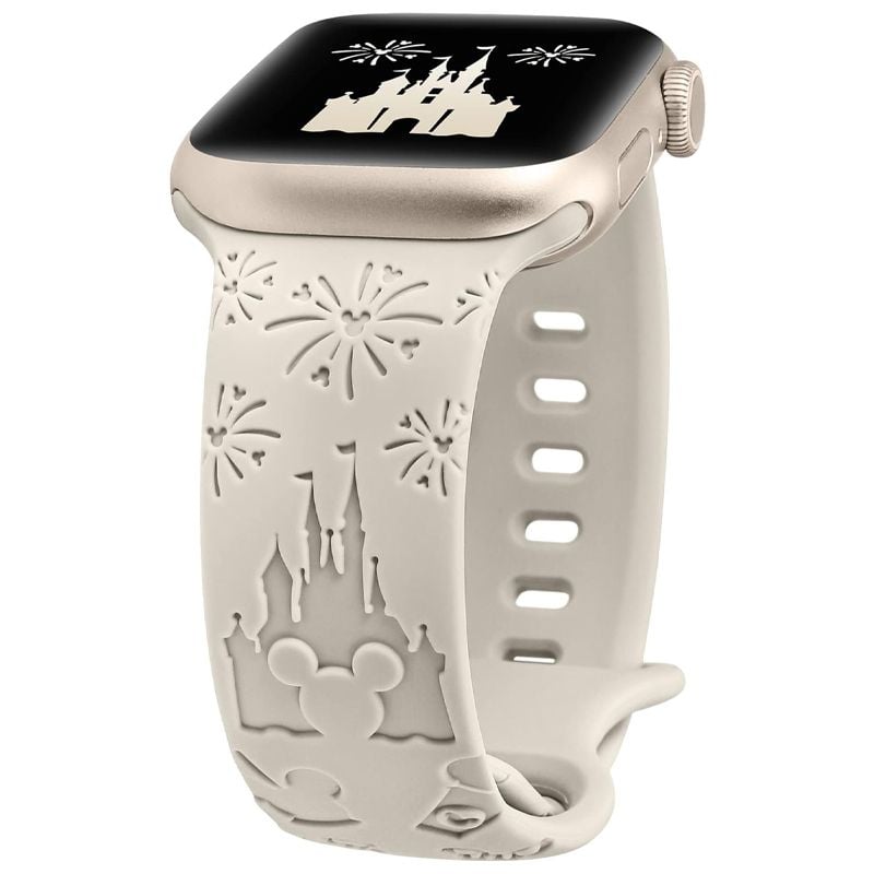 Curea Castel Disney pentru Apple Watch, Reglabila, Silicon, Starlight - 44/45/46/49 mm Engros