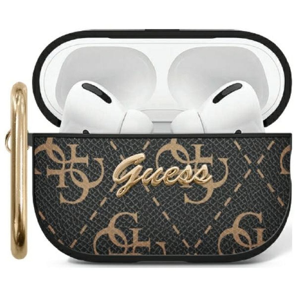 Husa de protectie Guess pentru Apple AirPods Pro 2 2022 /2023, GUAP2PG4GPK, Colectie 4G Hook, Negru Engros