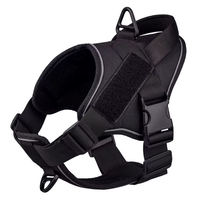 Ham Guardian, Maner de control, Marimea L, pentru Caini, Textil dens, Negru Engros