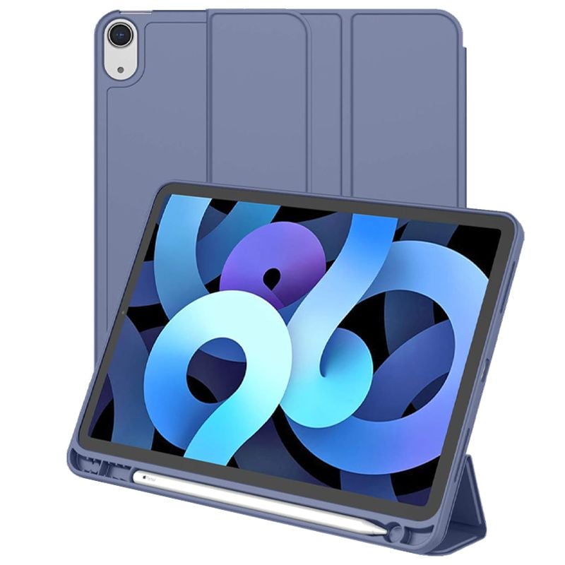 Husa cu Suport Pix pentru iPad 10 2022/2024, iPad 11 2025, Protectie completa, Pliabila, Albastru Engros