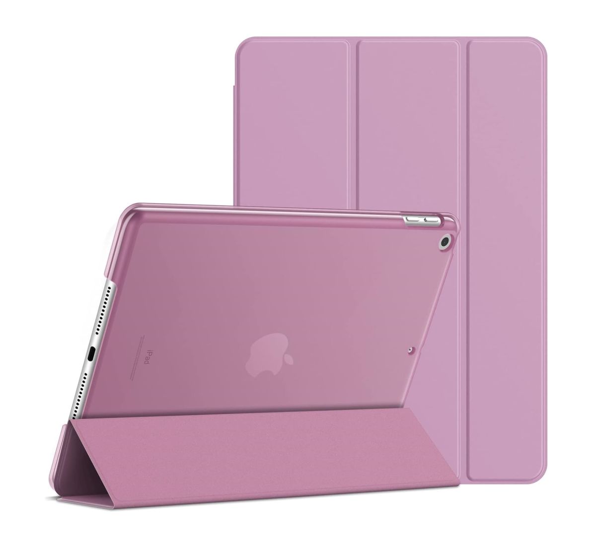 Husa de protectie tip Flip pentru iPad 5/6, iPad 2017/2018, iPad Air 1/2, 9.7 inch, Model Carte, Roz Engros