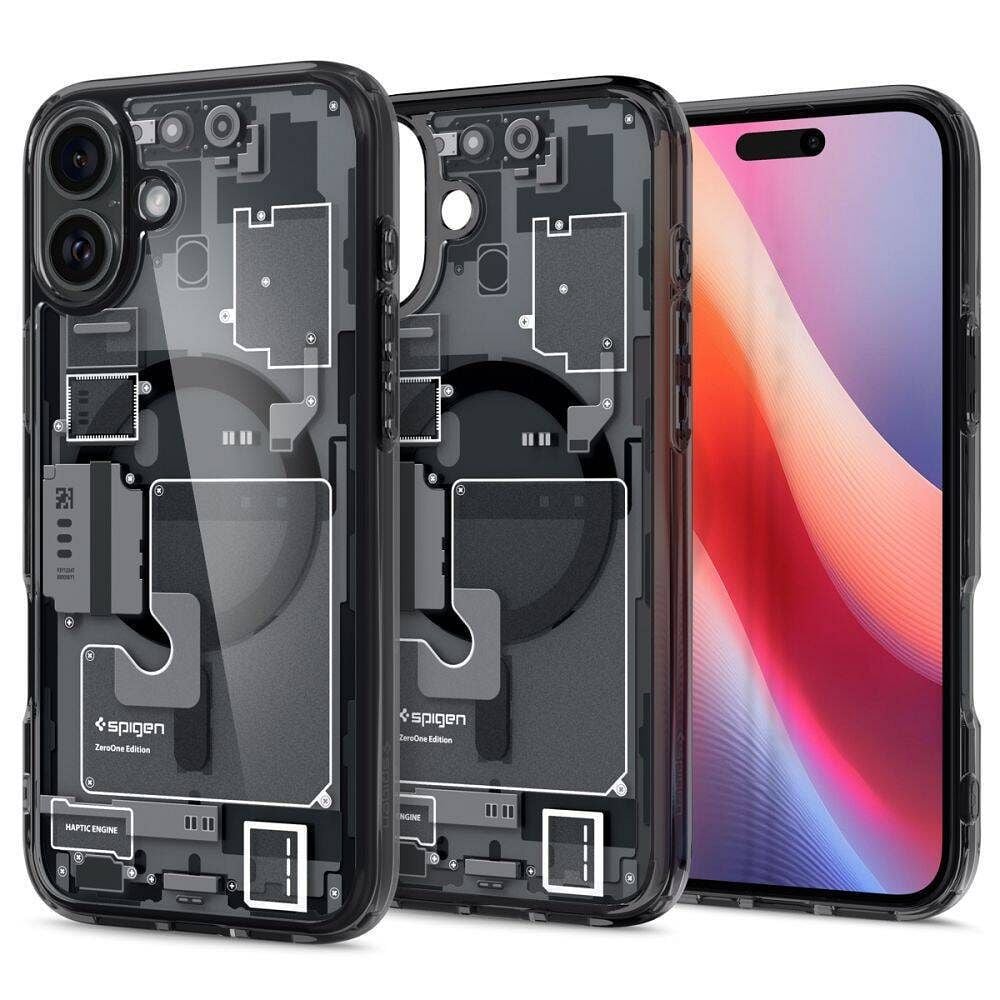 Husa Spigen Ultra Hybrid Mag pentru iPhone 16, Compatibila Magsafe, Negru Engros