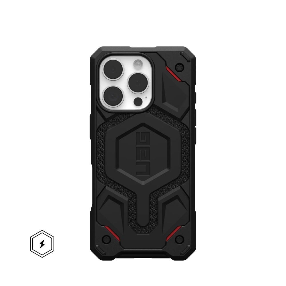 Husa UAG Monarch Pro pentru iPhone 16 Pro, Kevlar, Negru Engros