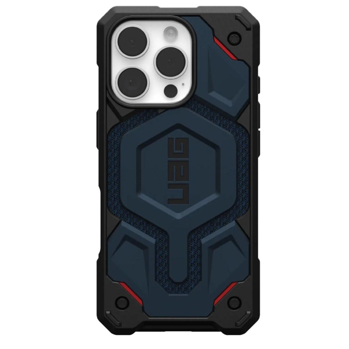 Husa UAG Monarch Pro pentru iPhone 16 Pro, Kevlar, Negru/Bleumarin Engros