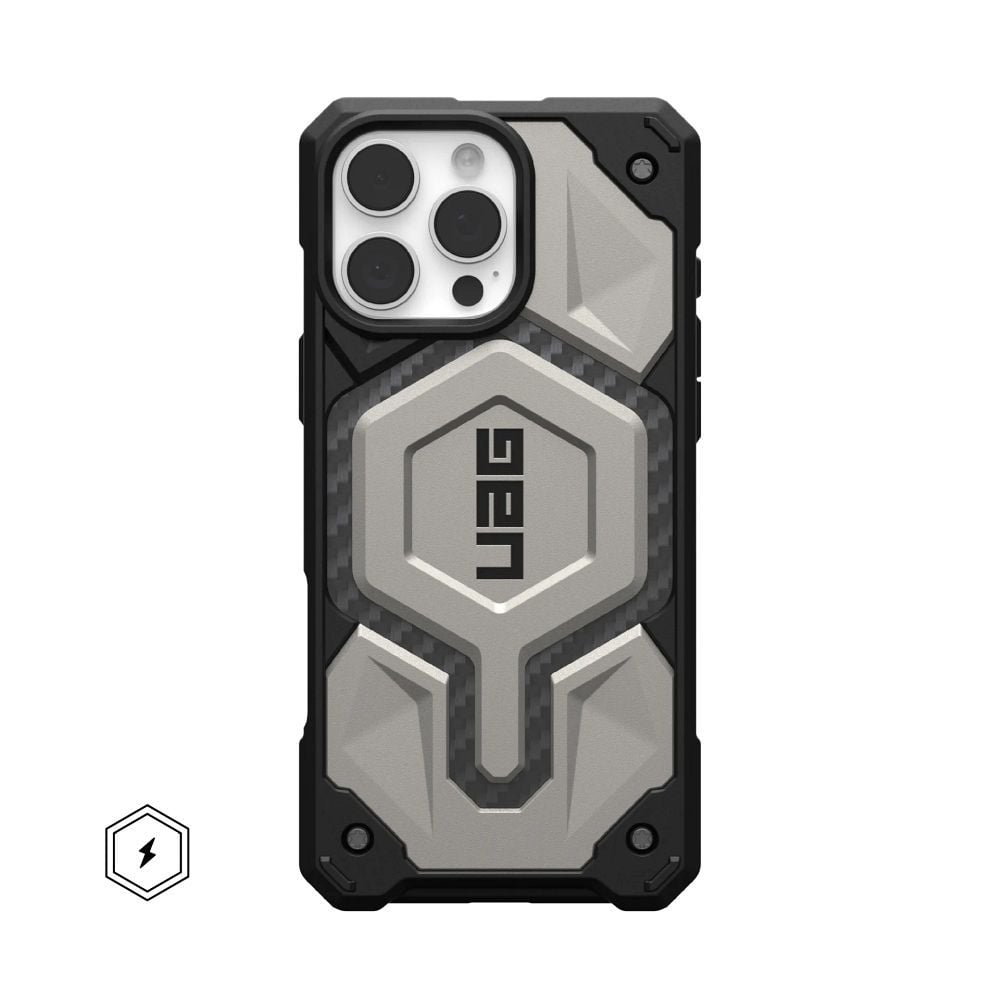 Husa UAG Monarch Pro pentru iPhone 16 Pro Max, Titanium, Gri Engros