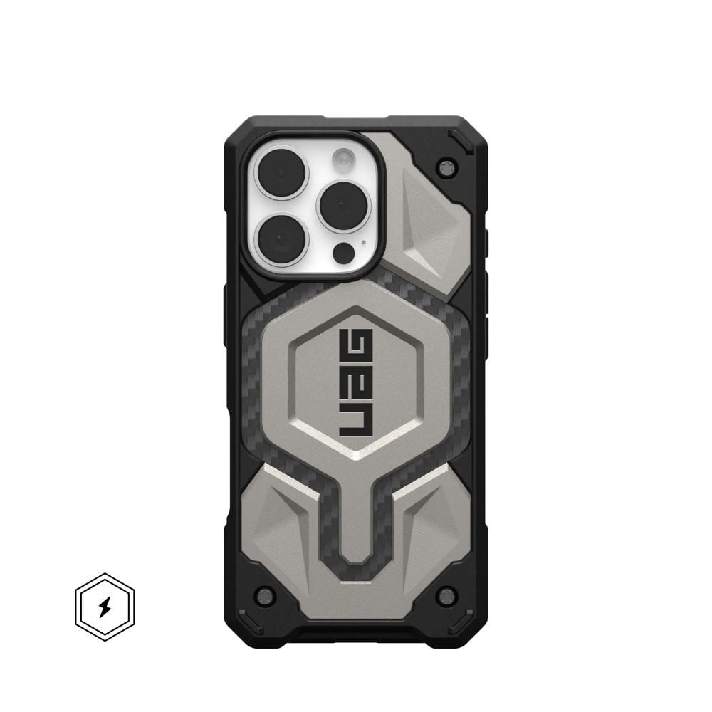 Husa UAG Monarch Pro pentru iPhone 16 Pro, Titanium, Gri Engros