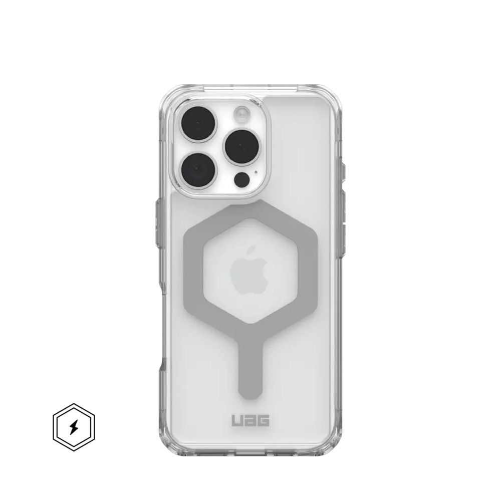 Husa UAG Plyo pentru iPhone 16 Pro, Compatibil cu MagSafe, Argintiu Engros